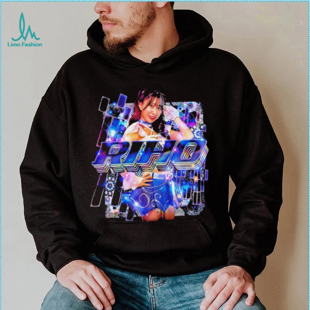 Riho professional wrestling portrait iridescence shirt Riho professional wrestling portrait iridescence shirt