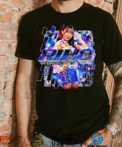 Riho professional wrestling portrait iridescence shirt
