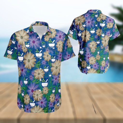 Rite Aid Flower Hawaiian Shirt For Beach