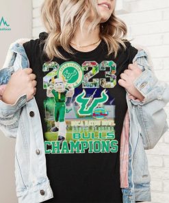 Rocky the Bull mascot South Florida Bulls 2023 Boca Raton Bowl Champions shirt