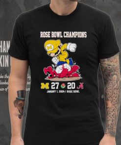 Rose Bowl Game Super Mario Michigan Wolverines stomp Alabama Crimson Tide 27 20 shirt