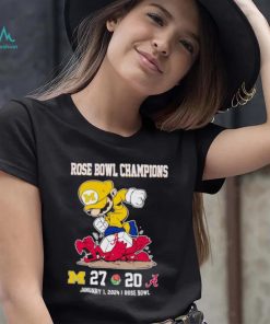 Rose Bowl Game Super Mario Michigan Wolverines stomp Alabama Crimson Tide 27 20 shirt