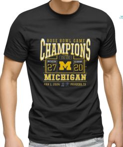 Rose Bowl Michigan Champions T Shirt