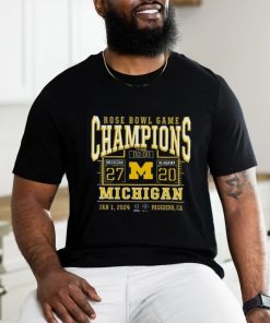 Rose Bowl Michigan Champions T Shirt