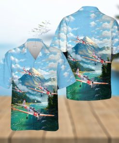 Royal Air Force Battle of Britain Memorial Flight de Havilland Chipmunks WG486 Hawaiian Shirt