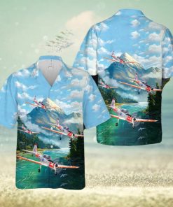 Royal Air Force Battle of Britain Memorial Flight de Havilland Chipmunks WG486 Hawaiian Shirt