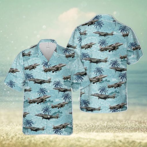 Royal Air Force British Aerospace Harrier Hawaiian Shirt