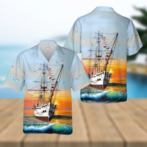 Royal Navy HMS Gannet (1878) Hawaiian Shirt All Over Print Summer