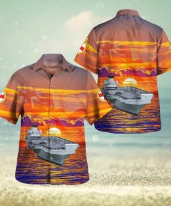 Royal Navy HMS Prince of Wales (R09) Hawaiian Shirt All Over Print Summer