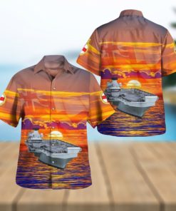 Royal Navy HMS Prince of Wales (R09) Hawaiian Shirt All Over Print Summer