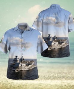 Royal Navy HMS Queen Elizabeth (R08) Hawaiian Shirt For Men And Women