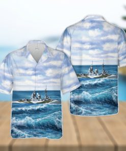 Royal Navy HMS Rodney (29) Hawaiian Shirt Gift Beach Summer