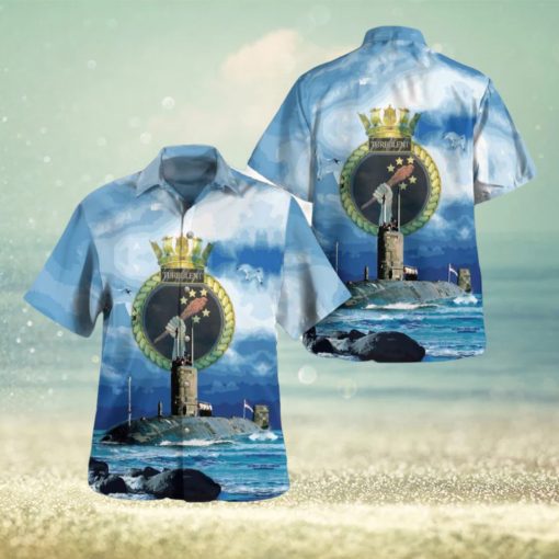 Royal Navy HMS Turbulent (S87) Hawaiian Shirt Unisex Fans Gift