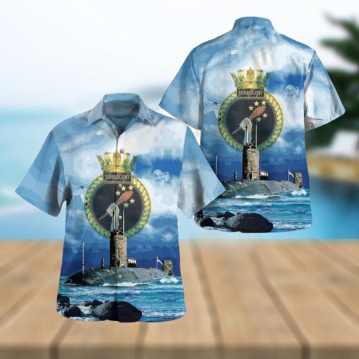 Royal Navy HMS Turbulent (S87) Hawaiian Shirt Unisex Fans Gift