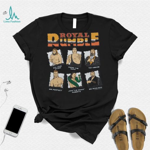 Royal Rumble Golden Era Retro WWE Event T Shirt