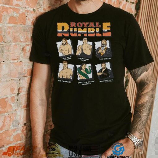 Royal Rumble Golden Era Retro WWE Event T Shirt