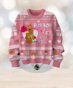 Ruh Roh I Love You Scooby Doo Valentine Sweater