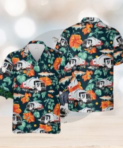 Rumpke Waste & Recycling Summer Beach Gift 3D Hawaiian Shirt