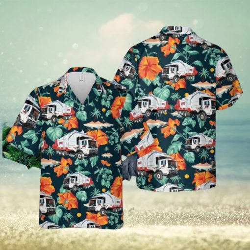 Rumpke Waste & Recycling Summer Beach Gift 3D Hawaiian Shirt