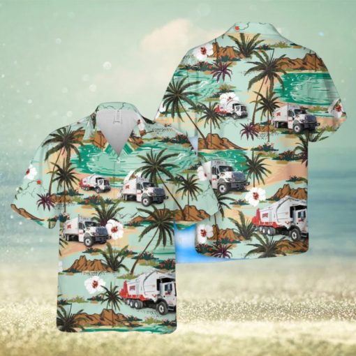 Rumpke Waste & Recycling Truck Hawaiian Shirt Men And Women Summer Shirt Beach Lover Gift