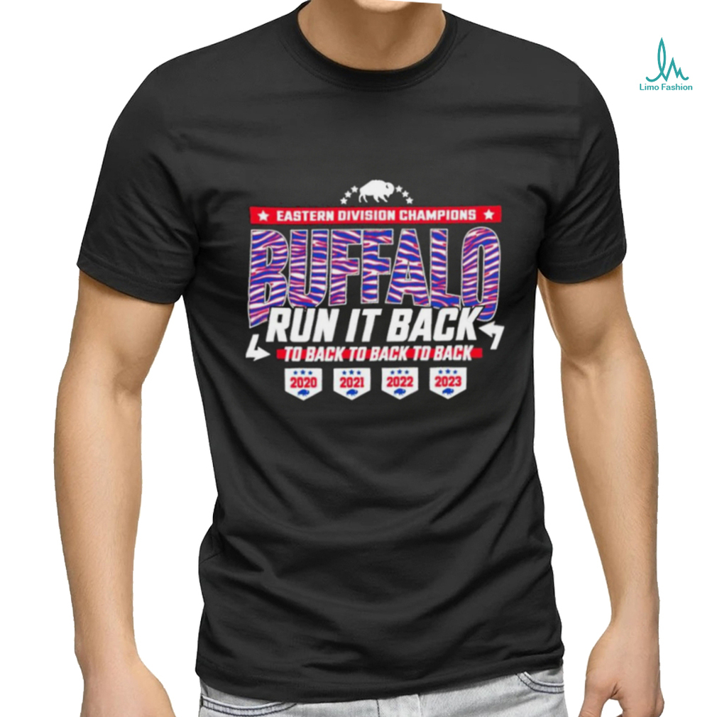 Run It Back Buffalo Eastern Division Champions 2020 2023 shirt Run It Back Buffalo Eastern Division Champions 2020 2023 shirt