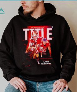 Rushing yds title Christian McCaffrey poster shirt