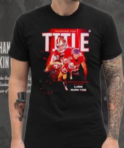 Rushing yds title Christian McCaffrey poster shirt