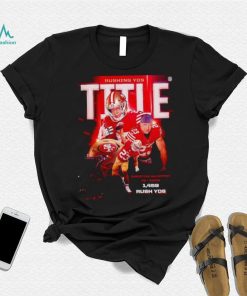 Rushing yds title Christian McCaffrey poster shirt