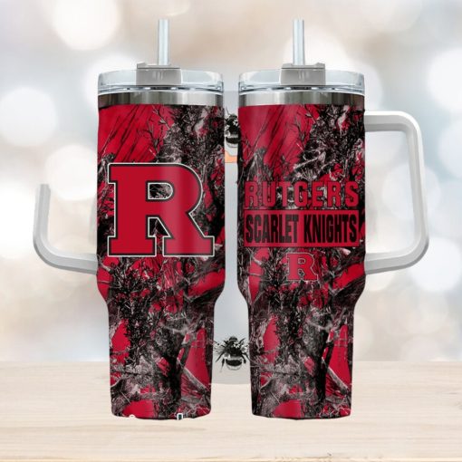 Rutgers Scarlet Knights Realtree Hunting 40oz Tumbler