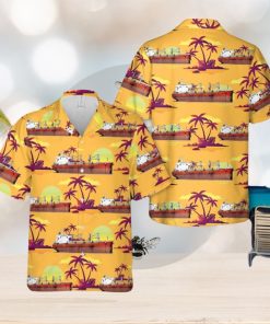 Sailing Sky Bulk Carrier Ship 3D Hawaiian Shirt Beach Lover Gift