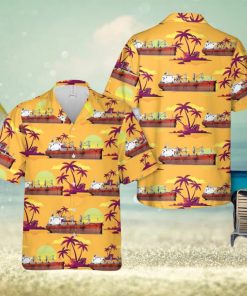 Sailing Sky Bulk Carrier Ship 3D Hawaiian Shirt Beach Lover Gift