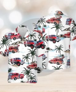 San Diego Fire Rescue Department Hawaiian Shirt Summner Vacation Shirt