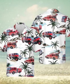 San Diego Fire Rescue Department Hawaiian Shirt Summner Vacation Shirt