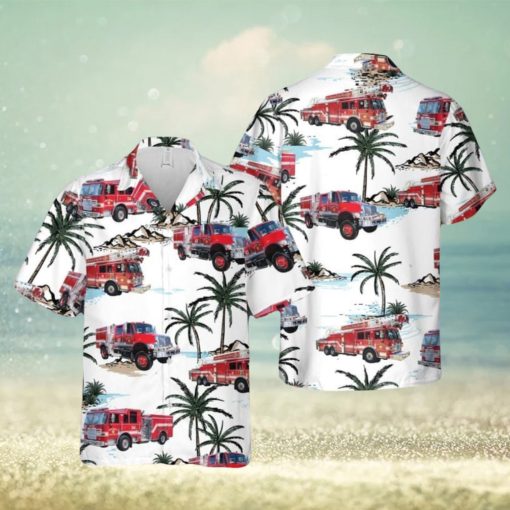 San Diego Fire Rescue Department Hawaiian Shirt Summner Vacation Shirt