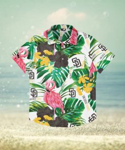 San Diego Padres Flamingo Hawaiian Shirt