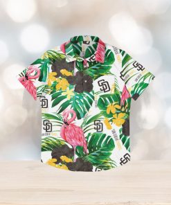 San Diego Padres Flamingo Hawaiian Shirt