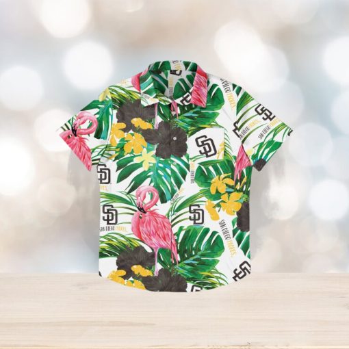 San Diego Padres Flamingo Hawaiian Shirt