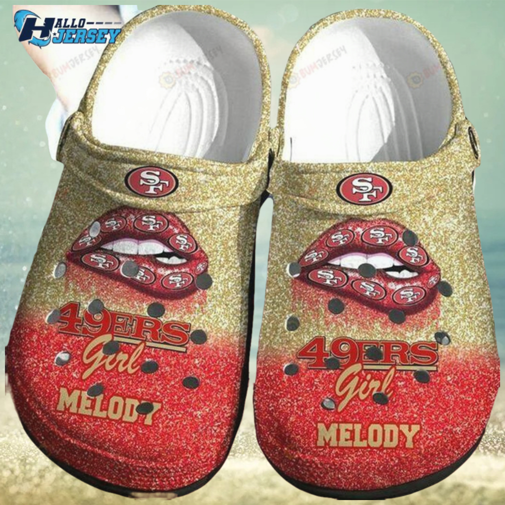 San Francisco 49Ers Gold Red Pattern Crocs San Francisco 49Ers Gold Red Pattern Crocs