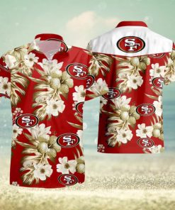San Francisco 49Ers San Francisco Floral Football Hawaiian Shirt And Short