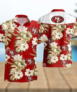 San Francisco 49Ers San Francisco Floral Football Hawaiian Shirt And Short