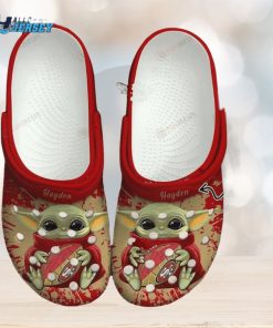 San Francisco 49ers Baby Yoda Custom Name Crocs