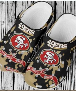 San Francisco 49ers Black And Gold Crocs
