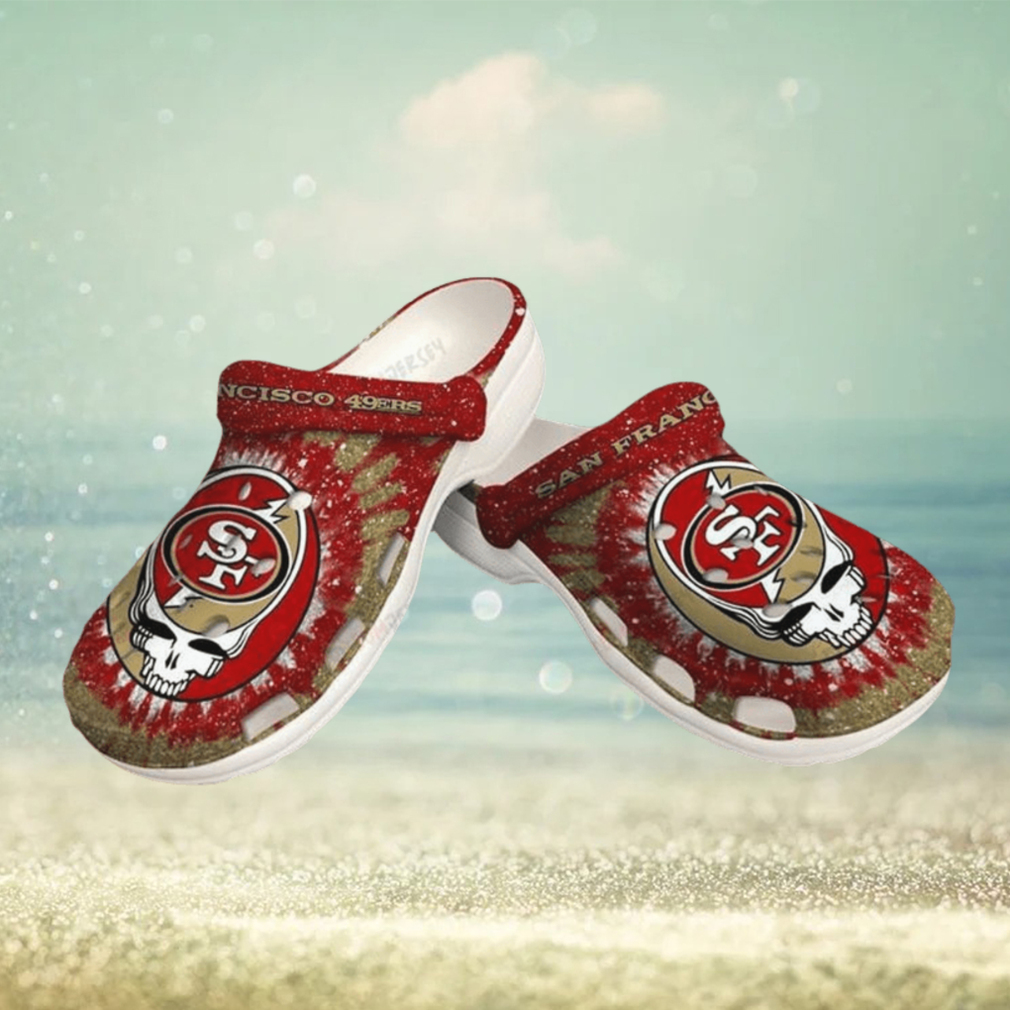 San Francisco 49ers Crocband Logo Sport Water Shoes Nfl Crocs San Francisco 49ers Crocband Logo Sport Water Shoes Nfl Crocs