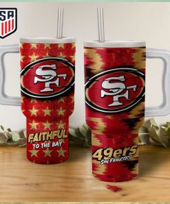 San Francisco 49ers Faithful To The Bay Tumbler With Handle