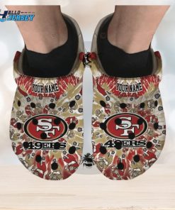 San Francisco 49ers Grateful Dead Custom Personalized Crocs