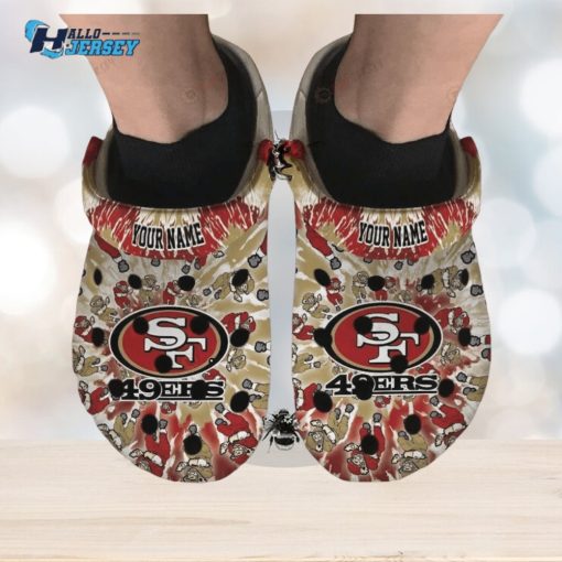 San Francisco 49ers Grateful Dead Custom Personalized Crocs