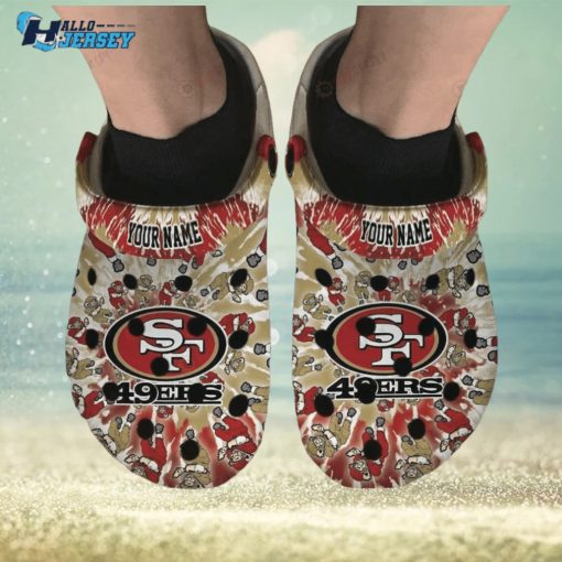 San Francisco 49ers Grateful Dead Custom Personalized Crocs