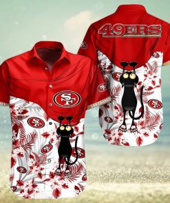 San Francisco 49ers NFL Fans Cat Graphic Hawaiian Shirt