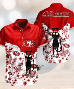 San Francisco 49ers NFL Fans Cat Graphic Hawaiian Shirt