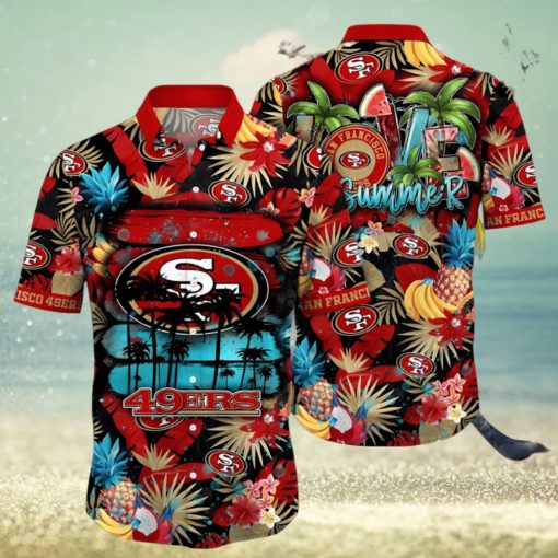 San Francisco 49ers NFL Flower Hawaiian Shirt For Men Women Great Gift For Fans